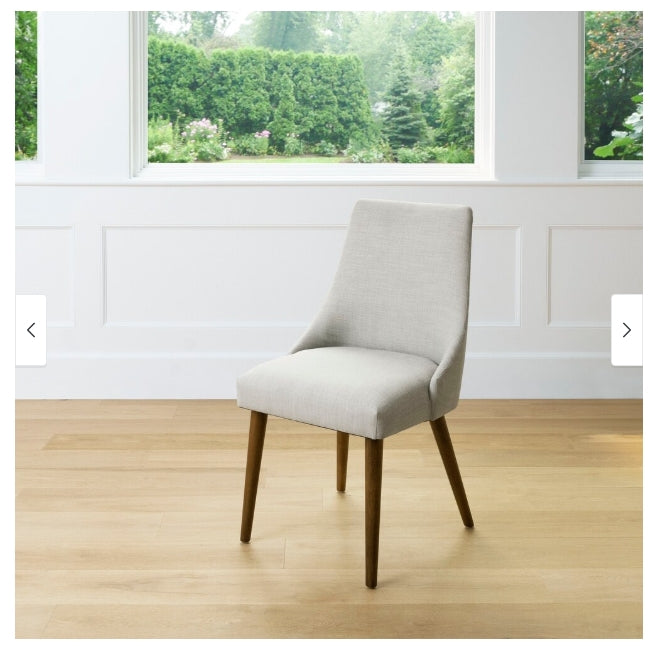 Devon & Claire Talia Upholstered Mid Century Dining Chair, Set of 2