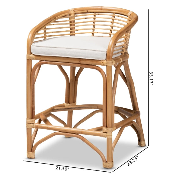 bali & pari Maverick Modern Boho Counter Stool Set of 2