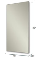 Jensen Cove Frameless Mirrored Rectangle Medicine Cabinet