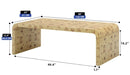 ModFusion Burl Wood U-Shaped Coffee Table
