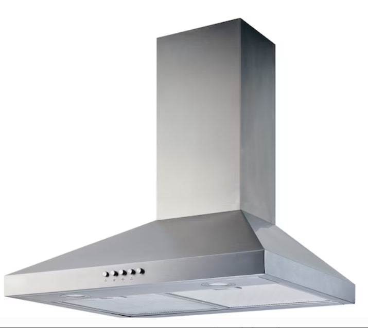 Winflo Convertible 200-CFM Stainless Steel Wall-Mounted Range Hood