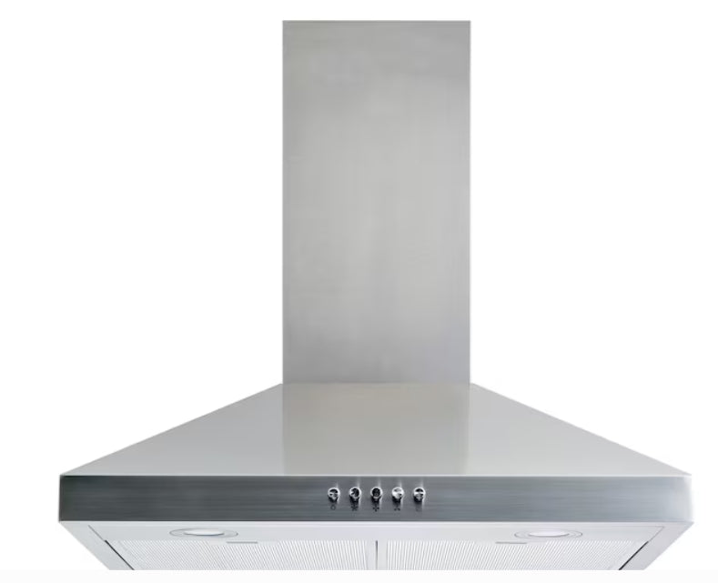Winflo Convertible 200-CFM Stainless Steel Wall-Mounted Range Hood
