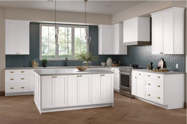 Diamond Express Jamestown White Sink Base Fully Assembled