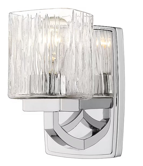 Z-Lite Zaid 8.25-in 1 -Light Polished Chrome Modern/contemporary Vanity light