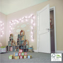 EightDoors 36-in x 80-in White Primed 2-Panel Smooth Solid Core Primed Pine Wood Slab Door