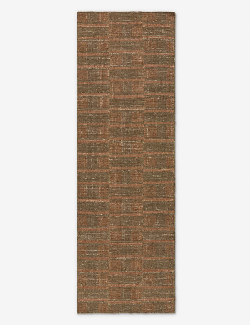 Lulu and Georgia 2'6" x 8' Tess Handwoven Wool-Blend Runner
