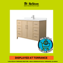 Wyndham Collection Elan 48-in White Oak with Brushed Nickel Trim Undermount Single Sink Bathroom Vanity