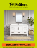 Art Bathe Houston 60" Bathroom Vanity in White Quartz Top