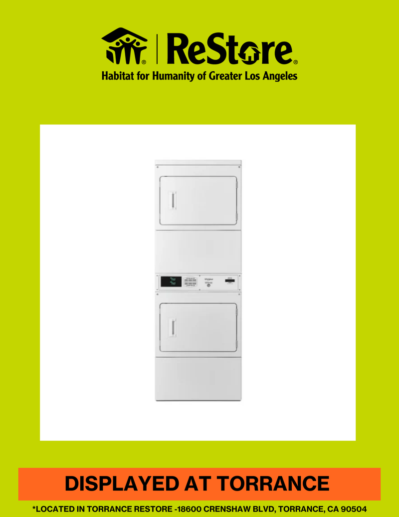 Whirlpool 7.4-cu ft Gas Commercial Dryer -Non-Coin