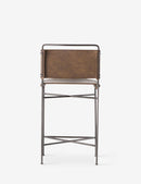 Four Hands Wharton Counter Stool - Distressed Brown