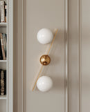 Hudson Valley Wendover Wall Sconce Aged Brass