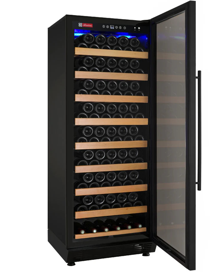 Allavino 24" Wide Vite II 99 Bottle Single Zone Wine Refrigerator - Black