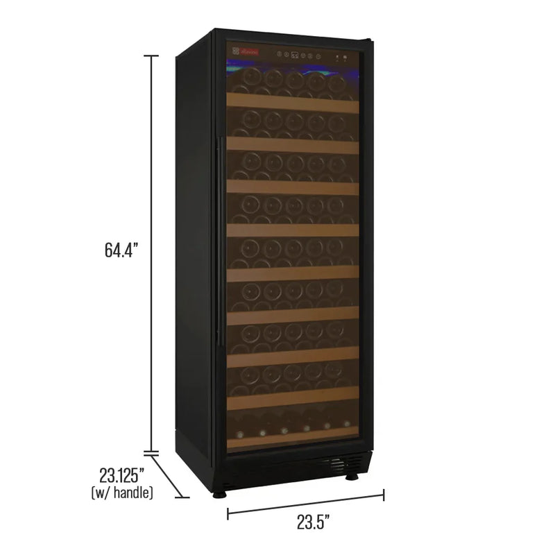 Allavino 24" Wide Vite II 99 Bottle Single Zone Wine Refrigerator - Black