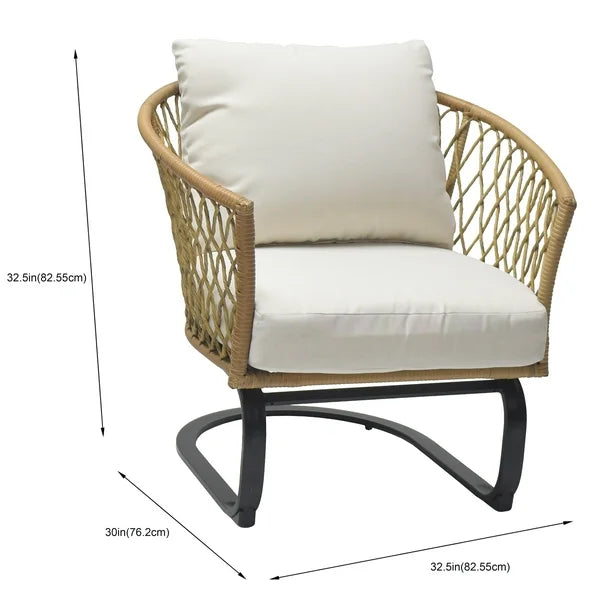 Better Homes & Gardens Ventura 2-Piece Outdoor Boho Wicker Chair Set