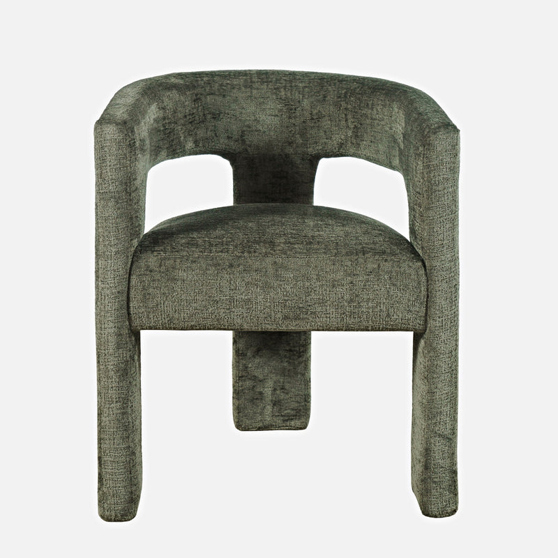 Modern Luxury Jacquard Fabric Upholstered Sculpture Armchair