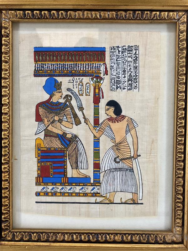 "Ancient Offerings" - Egyptian Papyrus Artwork