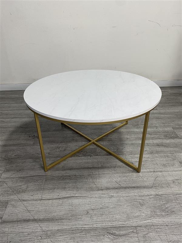 Marble Style Round Coffee Table