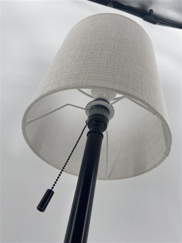 Contemporary Table Lamp with Linen Shade