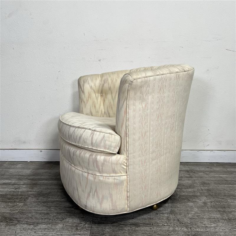 Century Furniture Cream Swivel Club Chair Set Of 2