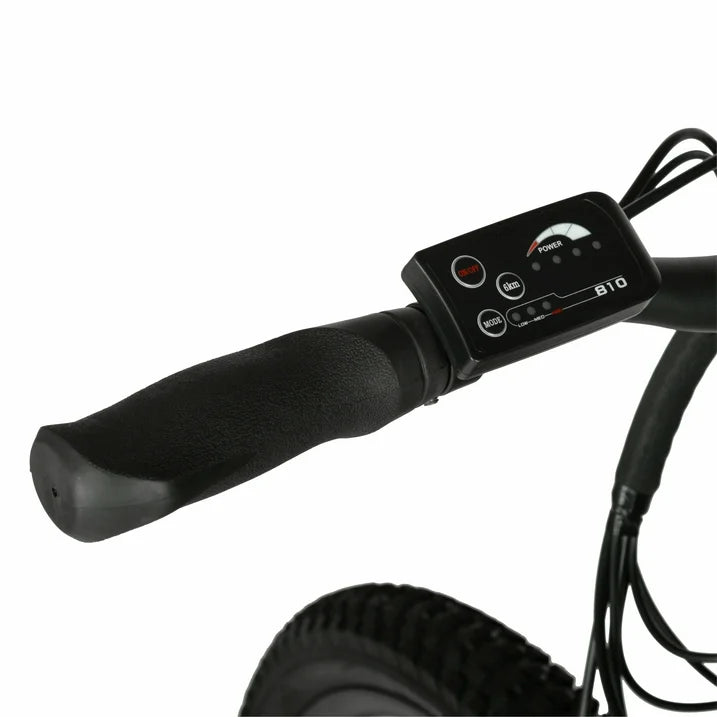 29" Hyper Bicycles 36V Class 2 Electric Mountain Bike for Adults, 350W E-Bike Motor, Black