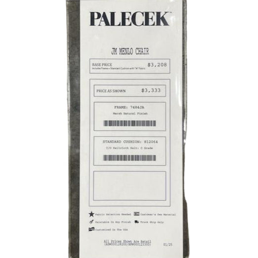 Palecek JM Menlo Chair