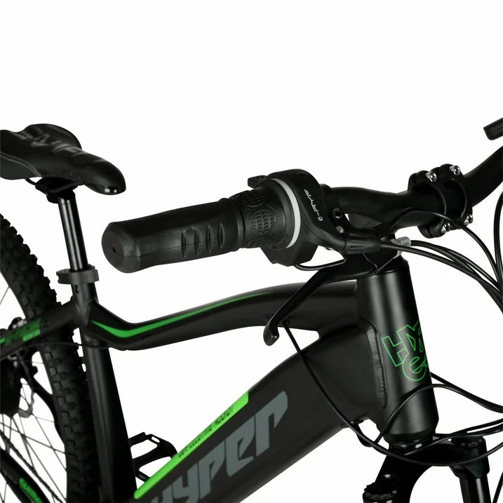 29" Hyper Bicycles 36V Class 2 Electric Mountain Bike for Adults, 350W E-Bike Motor, Black
