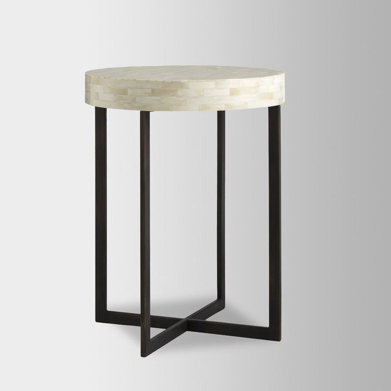 WE Bone Side Table, Ivory