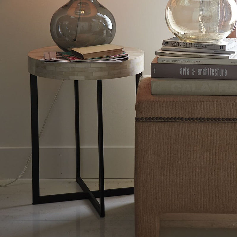 WE Bone Side Table, Ivory