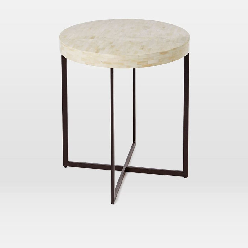 WE Bone Side Table, Ivory