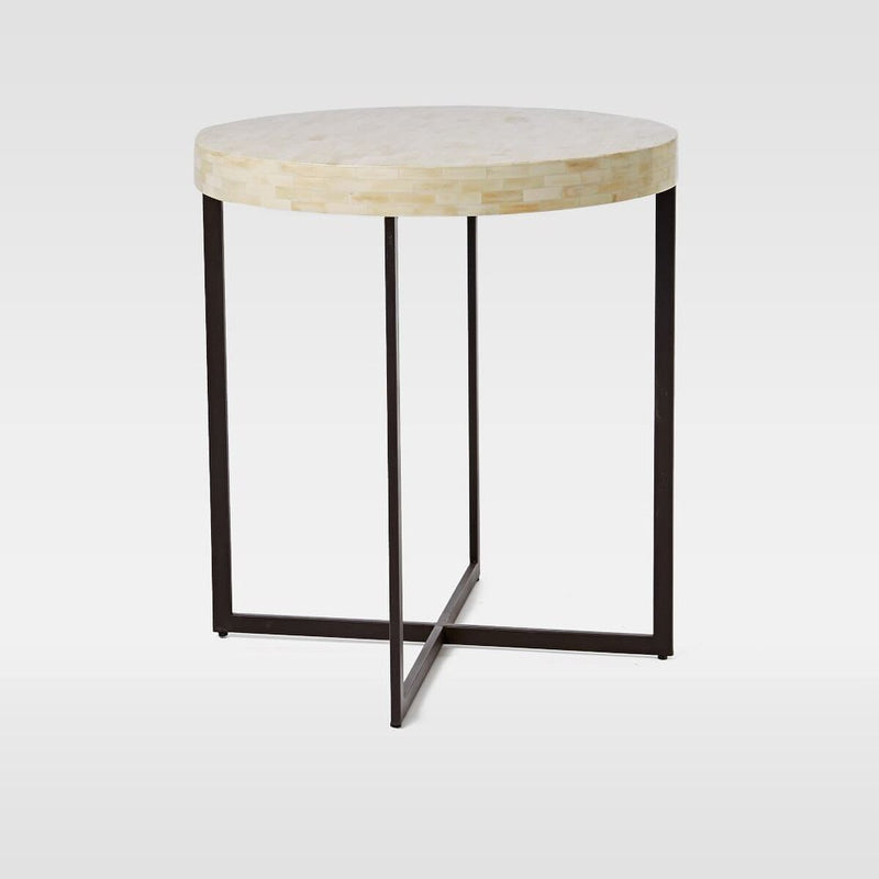 WE Bone Side Table, Ivory