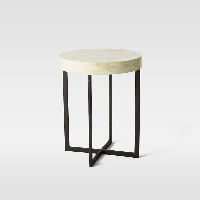 WE Bone Side Table, Ivory