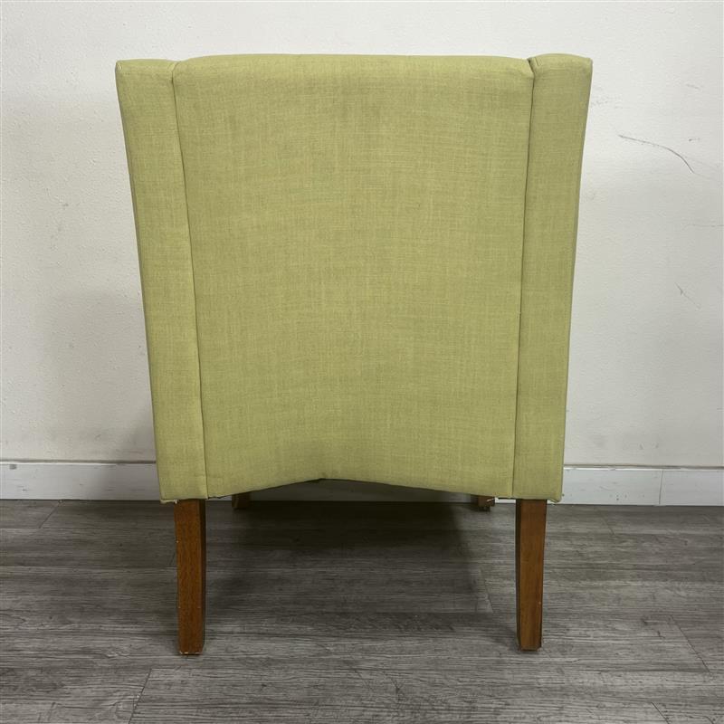 Benzara Accent Chair with Block Leg