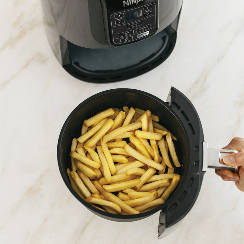 Ninja 4 Qt Air Fryer, Nonstick Basket with Crisper Plate, 1550 Watts, Black