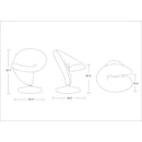 Chenyu Upholstered Swivel Accent Chair By Wade Logan