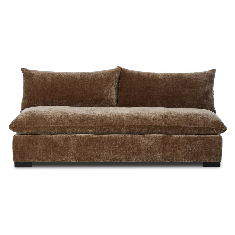 Four Hands Grant Armless Sofa – Altair Mushroom