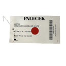 Palecek Miramar Chandelier, White