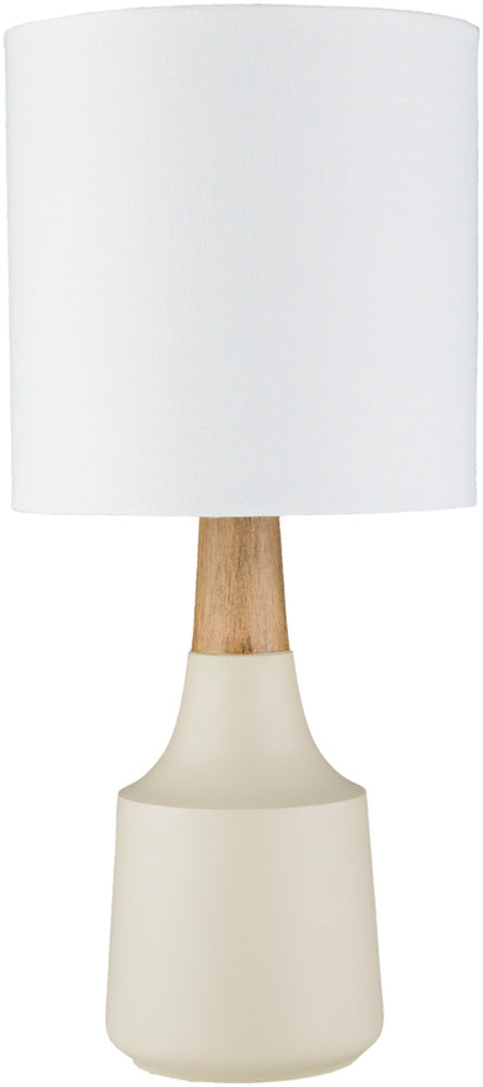 Kent 17.5" Tan and Natural Swing Arm Table Lamp Portable Light