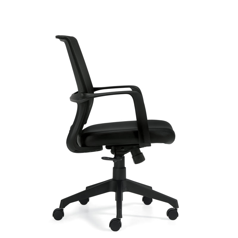 Offices To Go Low Back Mesh Back Tilter w/ Luxhide Seat