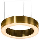 Bethel International LED 15.7 inch Antique Brass Chandelier Ceiling Light