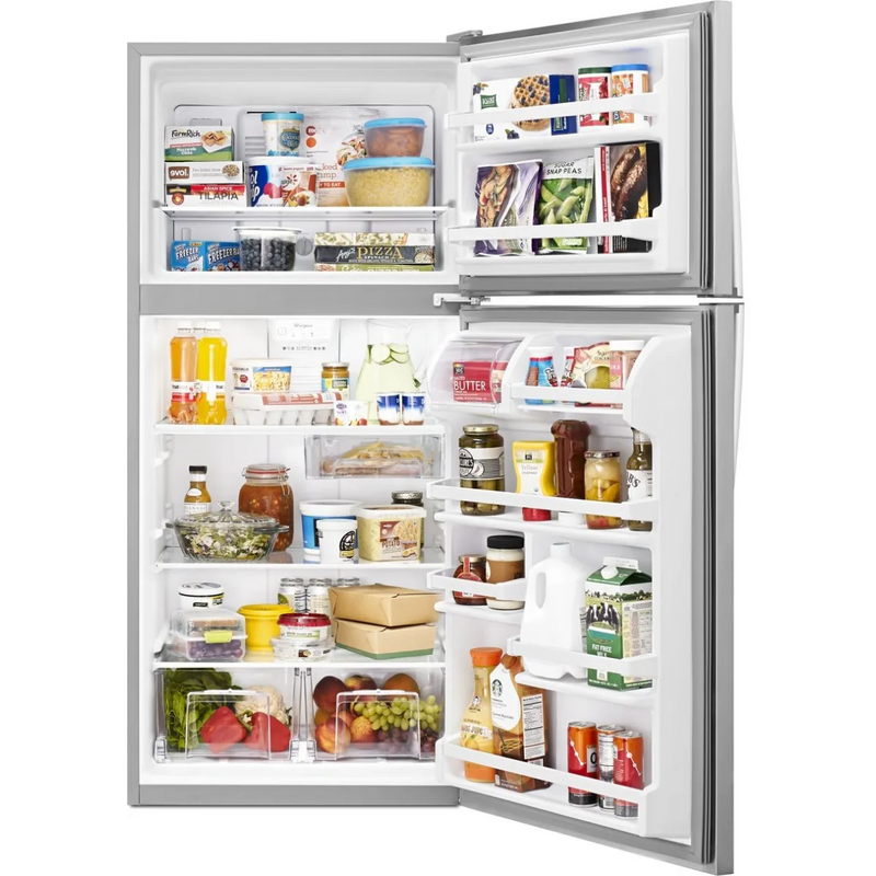 Whirlpool 18.2-cu ft Standard-Depth 30" Wide Top-Freezer Refrigerator