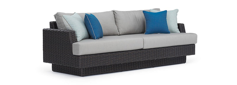 RST Brands Portofino Repose 88" Sunbrella Outdoor Sofa - Dove