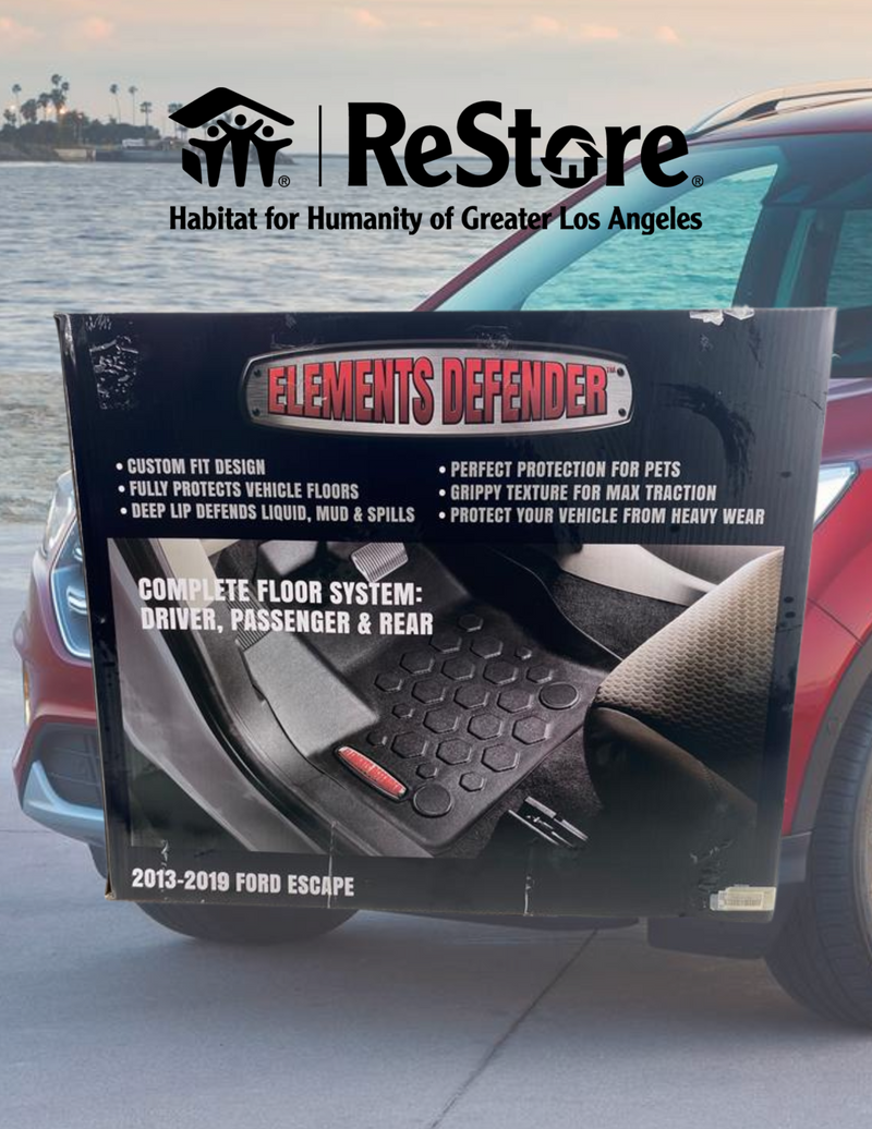 "Elements Defender" All-Weather Floor Mats for 2013-2019 Ford Escape