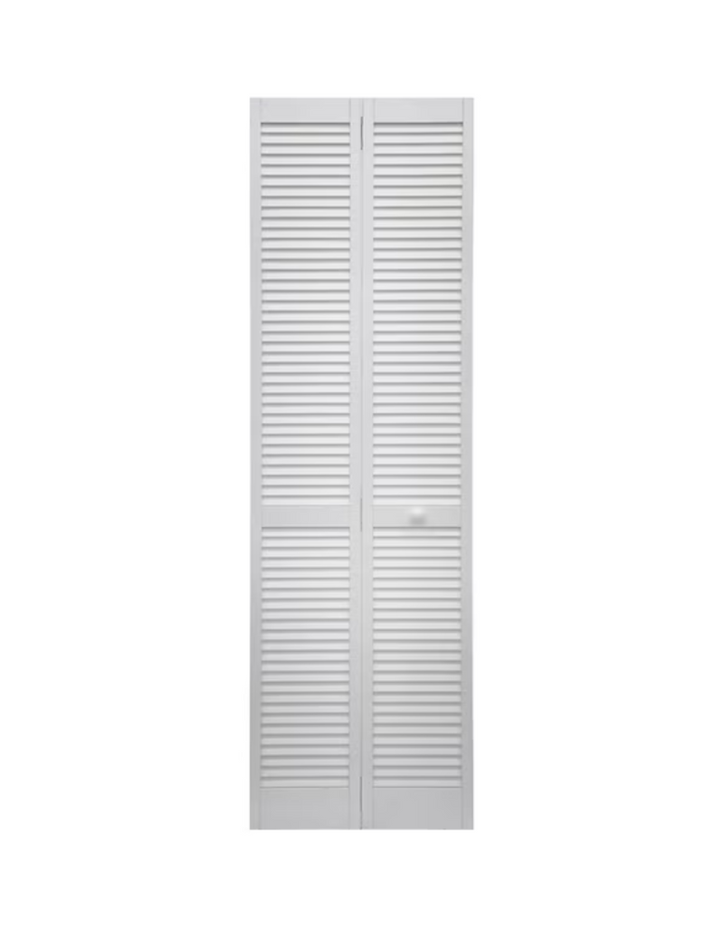 RELIABILT 30-in x 80-in White Wood Bifold Door