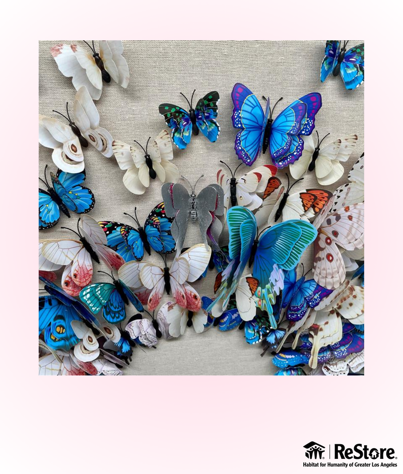 3D Butterfly Mandala 39.5" x 39.5" Framed Wall Art