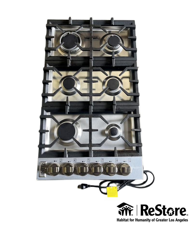 ZLINE KITCHEN & BATH Professional 36-in 6 burners Stainless steel Gas Cooktop