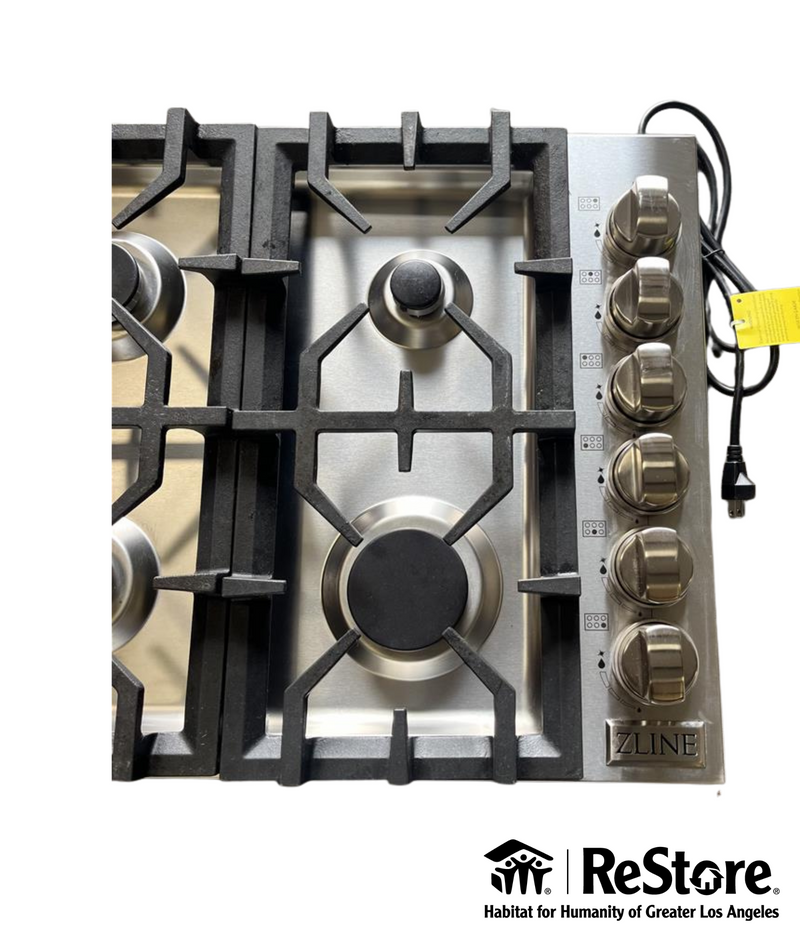 ZLINE KITCHEN & BATH Professional 36-in 6 burners Stainless steel Gas Cooktop