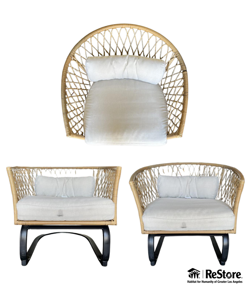 Better Homes & Gardens Ventura 2-Piece Outdoor Boho Wicker Chair Set