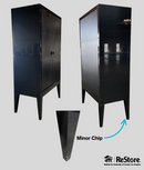 Fendi Casa “Royal” Black Crocodile-Embossed Cabinet