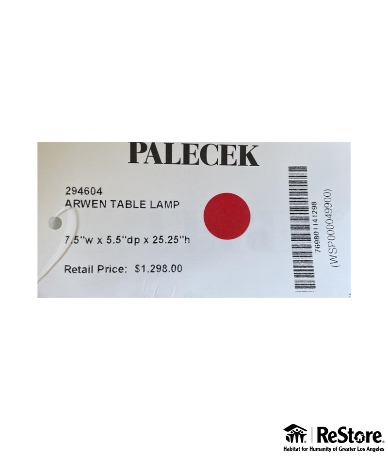 Palecek Arwen Tall Buffet Table Lamp