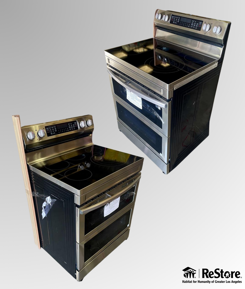 Samsung 6.3 cu. ft. Smart Freestanding Electric Range with Flex Duo